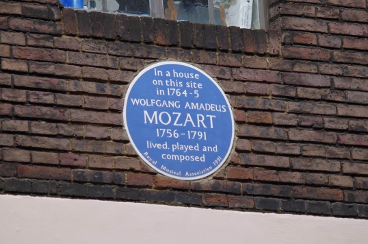 Mozart Plaque